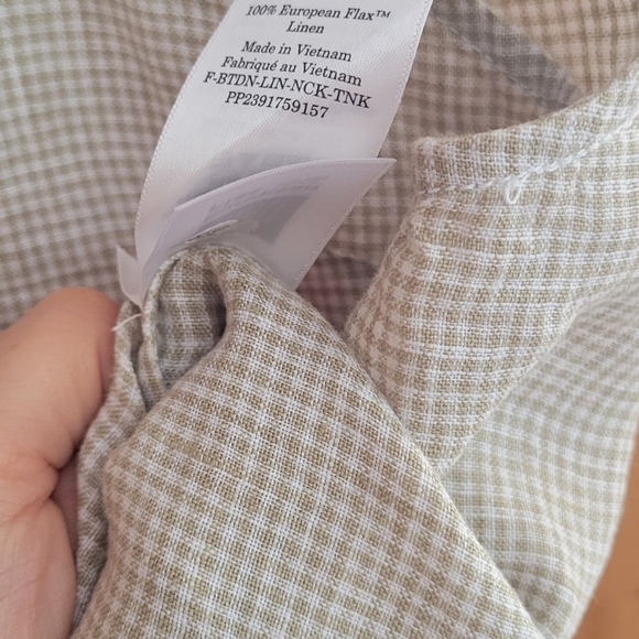 Everlane Linen Top Size 16 - Picture 10 of 12